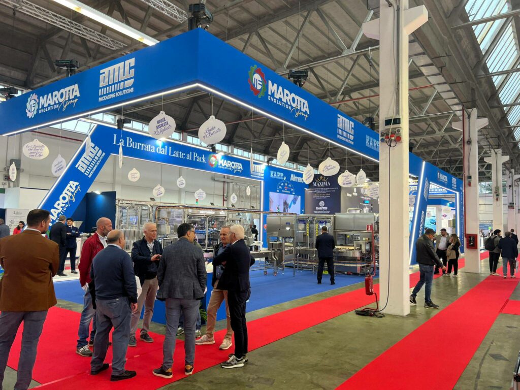 Stand Marotta aperto al pubblico durante la fiera